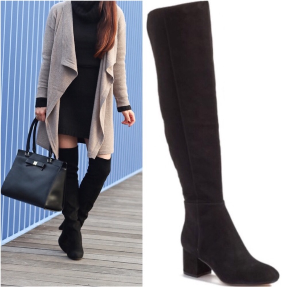 EUC Halogen by Anthro Suede Over The Knee Boots